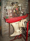 1957 Mercury Mark 55E 40hp short shaft parts motor for sale