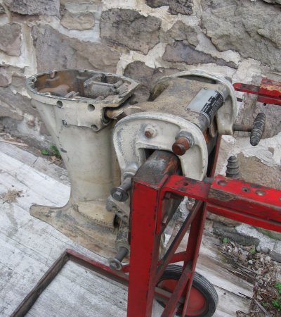 1959 Mercury Mark 58AE Outboard Motor Midsection For Sale