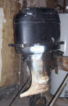  1960 Merc 300M 35hp short shaft, manual start parts motor