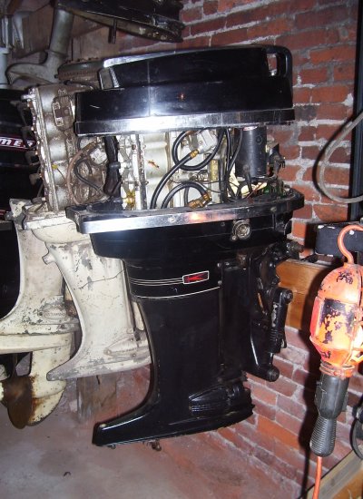 1964 Mercury Merc 650EL 65hp long shaft parts motor