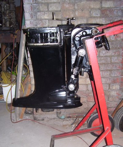 1969 Merc 650EL long shaft midsection only for sale