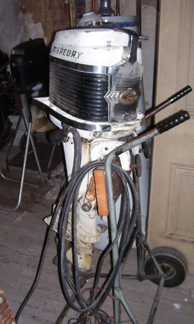 1960 Mercury Merc 400EL 45hp long shaft outboard boat motor for sale