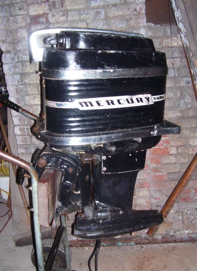 1964 Merc 500E 50hp short shaft parts motor 
