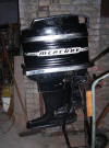 1964 Merc 500E 50hp short shaft parts motor 