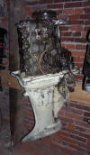 1960 Mercury Merc 700 70hp powerhead mounted on a Merc 600 type, long shaft mid section