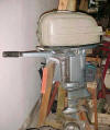 1955 Evinrude 25HP Manual Start Outboard Motor For Sale