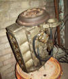 1956 Mercury Mark 55 Powerhead with Carbs and Manual Start Flywheel For Sale