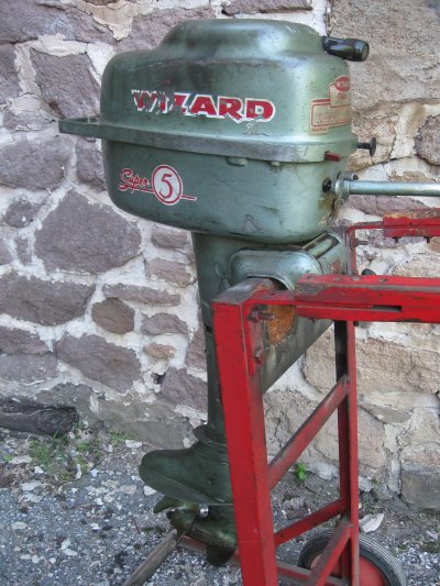 1957 Wizard Super 5 WH6 Outboard Motor For Sale